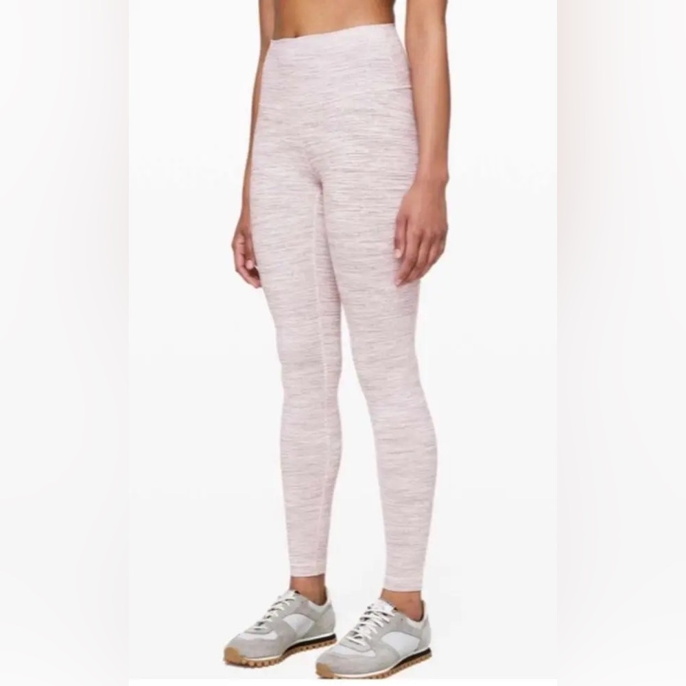 Lululemon Wunder Under High Rise Tight 28"  Wee Are From Space Pink Sz 10